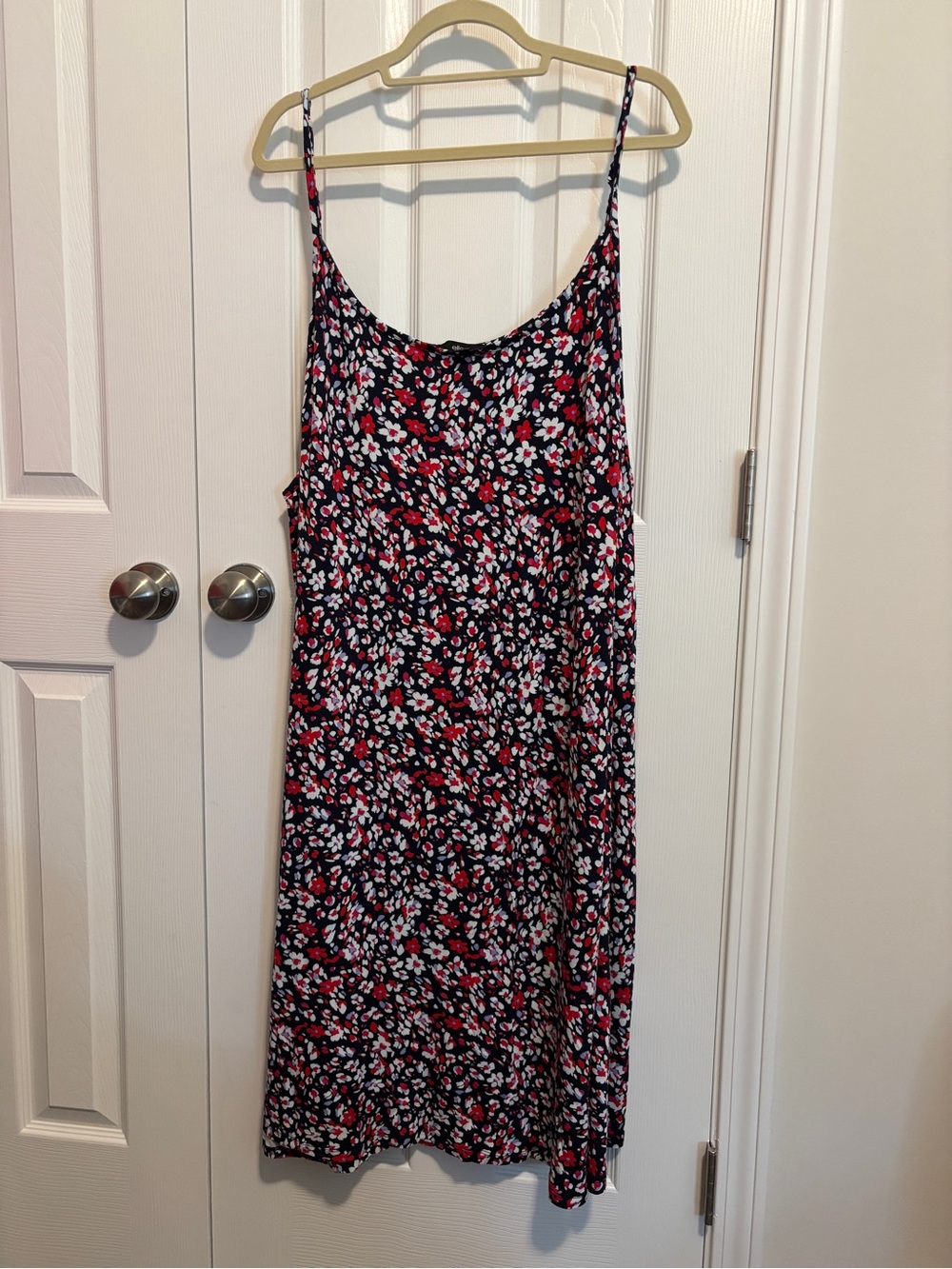 ellos Stretch Jersey Knit A-line Scoop Neck Tank dress